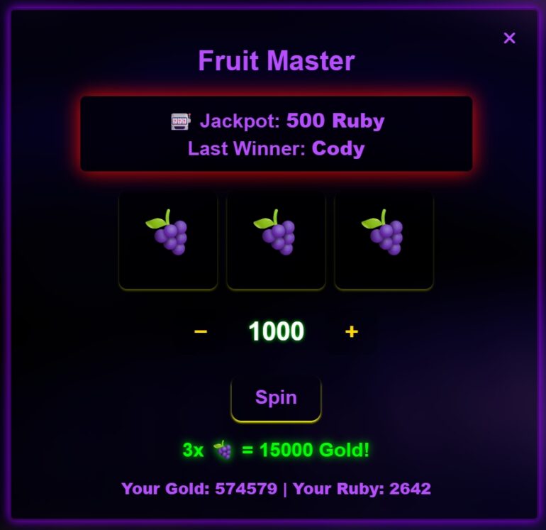 Fruit Master