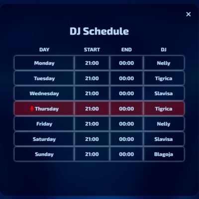 DJ Schedule V10