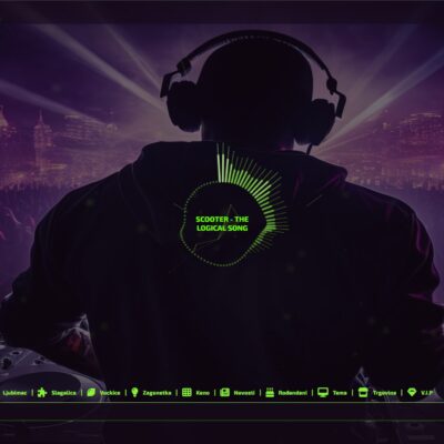 Audio Visualiser & Sonic Panel Now Playing