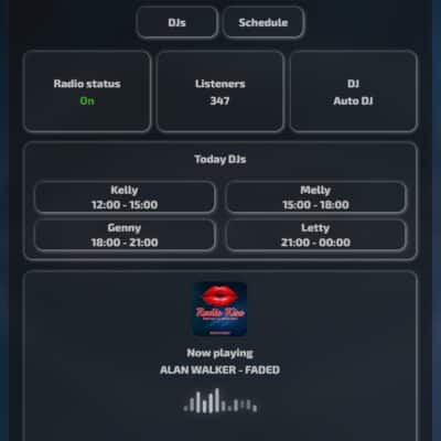 All-in-One Radio Dashboard with 6 Panel Support – This product will be available soon